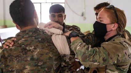 ABD terör örgütü YPG/PKK'ya sıhhiyeci eğitimi verdi