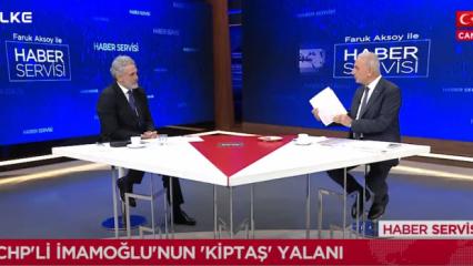 Canlı yayında açıkladı: CHP'li İmamoğlu'nun 'KİPTAŞ' yalanı!
