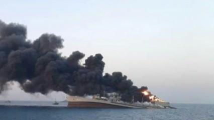 İran'a büyük şok: Donanmanın en büyük gemisi battı
