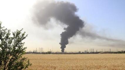 İran'daki petrol rafinerisinde çıkan yangın söndürüldü