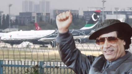 Kaddafi'nin saklanan uçağı İstanbul'a iniş yaptı