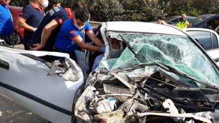 Adana'da trafik kazası! 3 ilçe milli eğitim müdürü ve 2 şube müdürü yaralandı