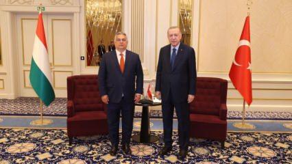Başkan Erdoğan, Macaristan Başbakanı Orban ile bir araya geldi