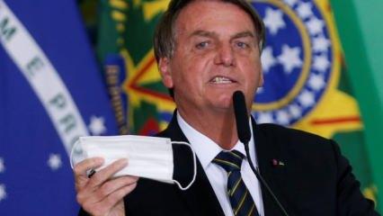 Brezilya Devlet Başkanı Bolsonaro'ya maske cezası