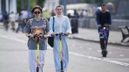 Moskova'da elektrikli scooterlar için hız limiti getirildi