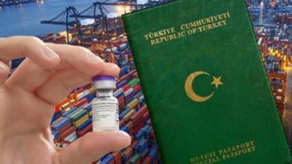 Yeşil pasaportlu ihracatçıya aşı önceliği