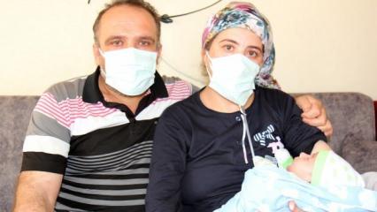 Hamileyken koronavirüse yakalandı, 1 ay sonra bebeğini kucağına aldı!