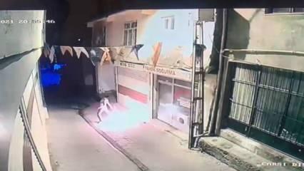 AK Parti Hani ilçe binasına molotoflu saldırı