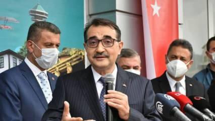 Bakan Fatih Dönmez'den doğal gaz keşfi açıklaması