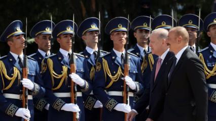 Başkan Erdoğan, tarihi Nato zirvesi sonrası İlham Aliyev ile bir araya geldi