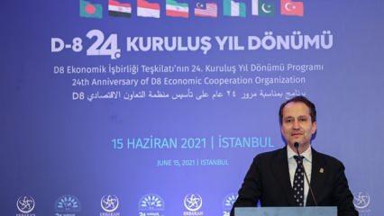 İstanbul'da 'D-8 ile Yeni Bir Dünya' temalı uluslararası zirve düzenlendi