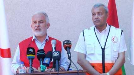 Kızılay Genel Başkanı Dr. Kınık, Gazze’nin en büyük insani yardım lojistik merkezini açtı
