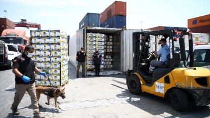Mersin Limanı'ndaki operasyonda 150 kilo daha kokain ele geçirildi