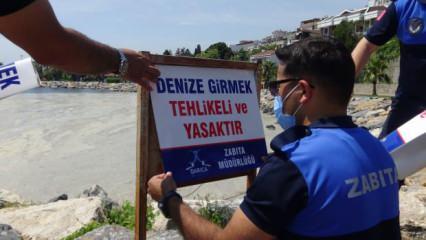 Darıca'da müsilaj yasağı: Denize girmek yasaklandı