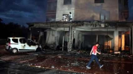 Kayseri'de kozmetik iş yerinde yangın: 2 yaralı
