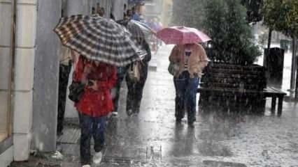 Son dakika haberi: İstanbul'da beklenen yağış başladı