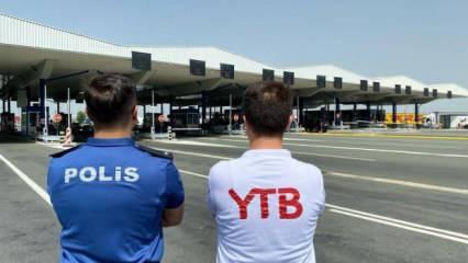 YTB, Avrupa'dan gelen gurbetçiler için Sırbistan kapısında