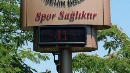 Adana’da termometreler 41 dereceyi gösterdi, parklar doldu
