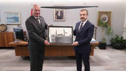 ATO heyetinden Merkez Bankası Başkanı Kavcıoğlu'na ziyaret