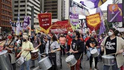 Brezilya'da hükümet karşıtları sokağa indi