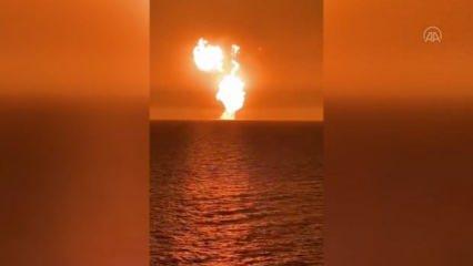 Hazar Denizi'nde büyük patlama! Azerbaycan'dan peş peşe açıklamalar