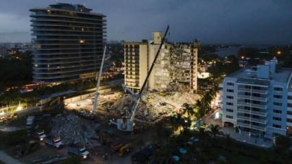 Miami'de çöken 13 katlı binada ölenlerin sayısı 12'ye yükseldi