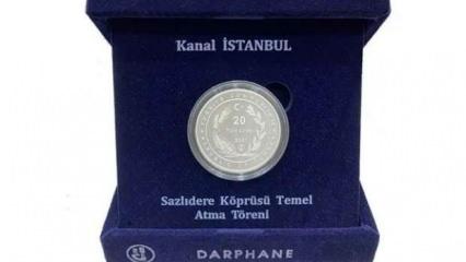 Satışa sunuldu! Kanal İstanbul için hatıra parası