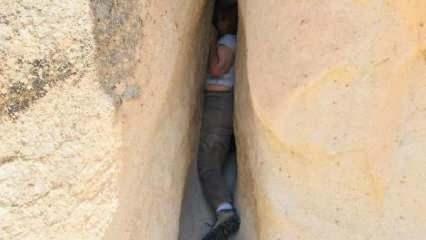 Kapadokya'da korkunç olay! Yabancı turist fotoğraf çekerken dehşeti yaşadı