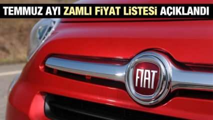 Fiat sıfır araç modellerinin yeni zamlı fiyatlarını açıkladı! Sıfır 2021 Model Egea Fiorino Doblo fiyat listesi