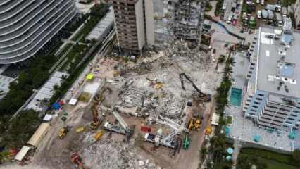 Miami'de çöken 13 katlı binada ölenlerin sayısı 28'e çıktı