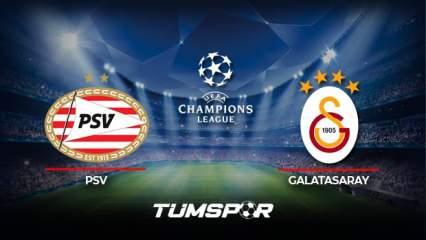 PSV Galatasaray maçı ne zaman saat kaçta hangi kanalda? İşte PSV GS maçı muhtemel 11'leri!