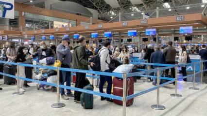 Sabiha Gökçen Havalimanı'nda günlük yolcu sayısı 100 bine dayandı