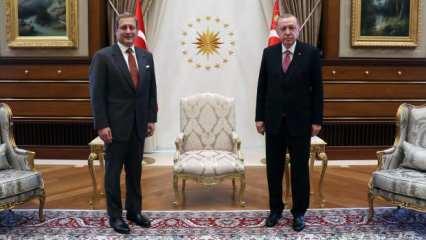 Başkan Erdoğan, Burak Elmas'ı kabul etti