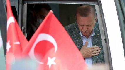 Erzurum'da Erdoğan coşkusu