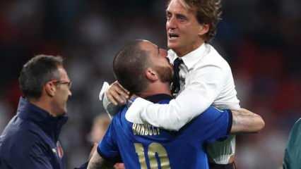 Mancini'nin gözyaşları: Mutlu ve gururluyuz