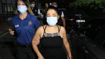 Türk Bayrağını indirip çöp kutusuna atan kadın yakalandı