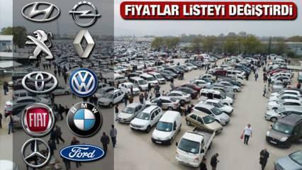 Türkiye'de en hızlı satılan 2. el araç modelleri: Peugeot Ford Hyundai Renault Fiat Opel liste değişti!