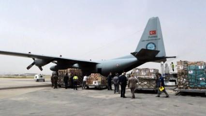 Türkiye'nin koronaya karşı yardım uçağı Tunus'a indi 