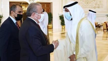 Veliaht Prens Şeyh Meş'al Al Cabir Al Sabah'tan Cumhurbaşkanı Erdoğan'a övgü