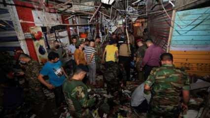 Bağdat'ta halk pazarında patlamada ölü sayısı 35 oldu