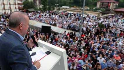 Başkan Erdoğan afet bölgesinde yaraları saracak müjdeleri açıkladı!