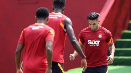 Galatasaray'da Falcao antrenmanda!