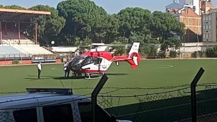 İzmir'de ambulans helikopter yeni doğan bebek için havalandı