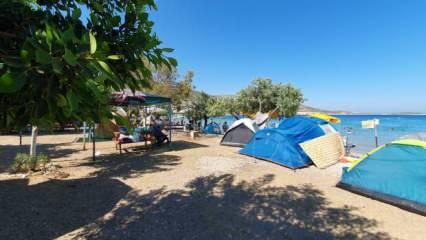 Kamp alanlarında çadır kuracak yer kalmadı