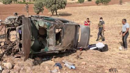 Mardin'den acı haber: Takla atan otomobildeki askerler hayatını kaybetti