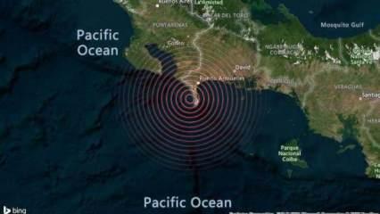 Panama'da 6,9 büyüklüğünde deprem