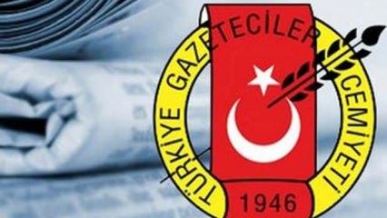 Türkiye Gazeteciler Cemiyeti, paniğe kapılan fondaş medyaya sahip çıktı