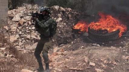 Terör devleti İsrail Batı Şeria'da 64 Filistinliyi yaraladı