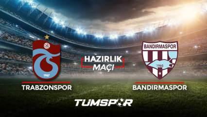 Trabzonspor Bandırmaspor maçı ne zaman saat kaçta hangi kanalda? TS Bandırma maçı 11'leri!