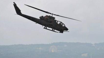 ABD askeri helikopteri pirinç tarlasına acil iniş yaptı